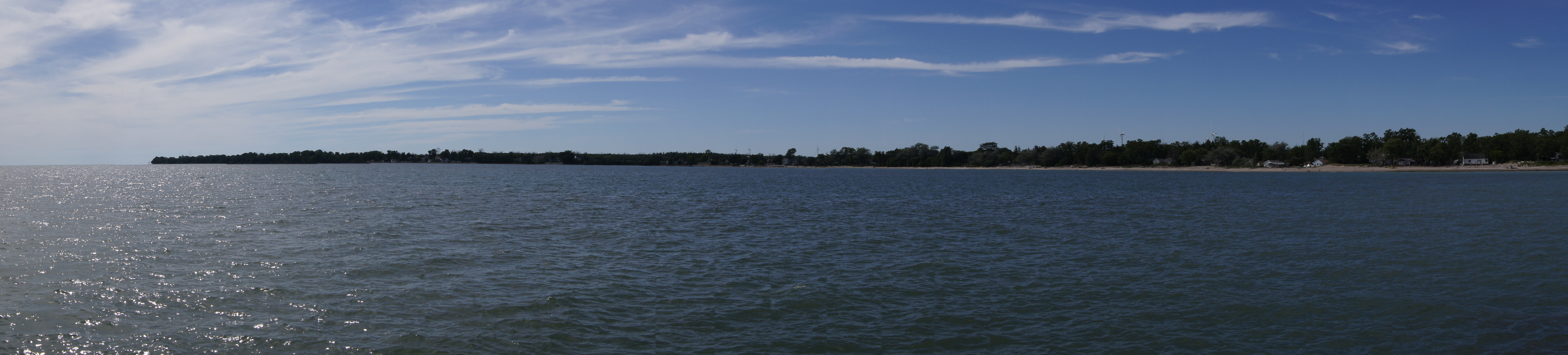 At Port Maitland the Grand River flows into the lake Eerie